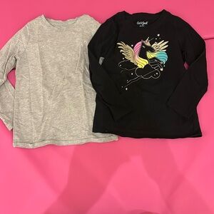 Set of 2 girls shirts from target